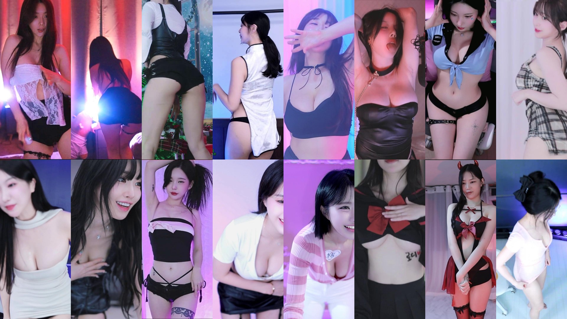 AfreecaTv韩国BJ 24年12月7日录制舞蹈合集-适合珍藏