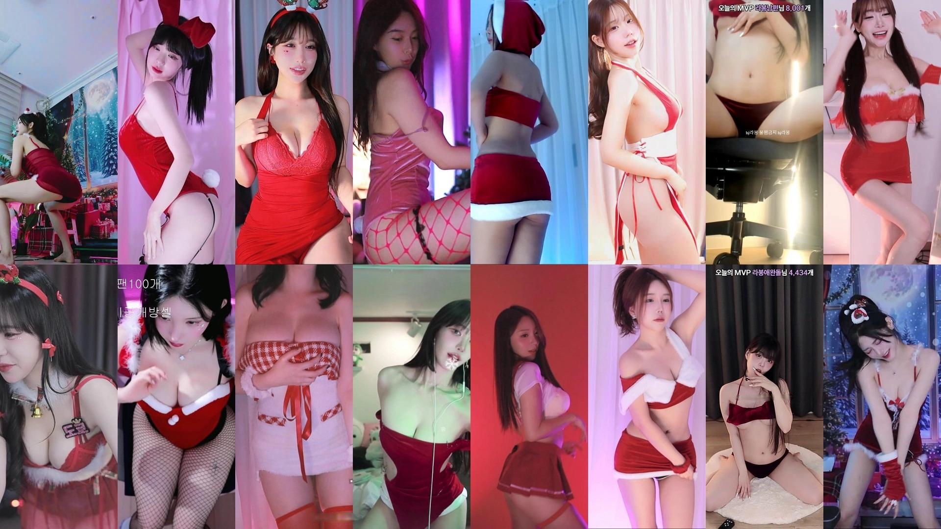 AfreecaTv韩国BJ 24年12月25日录制舞蹈合集-跳舞资源