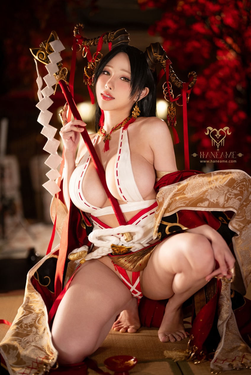 雨波_HaneAme – Lustful Goat Miko邪羊巫女收藏版